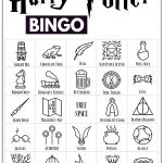Free Printable Harry Potter Bingo Game   Paper Trail Design