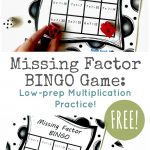 Free Printable Multiplication Bingo Game Challenge