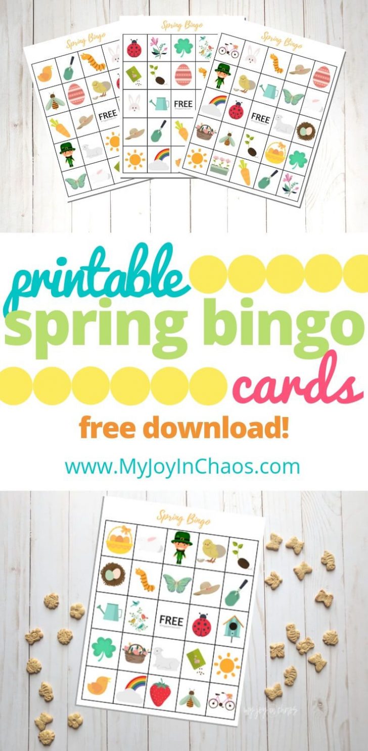 Printable Seasonal Bingo Cards