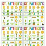 Free Printable St. Patrick's Day Bingo Cards   Play Party Plan