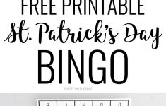 Free Printable St. Patricks Day Bingo Sheets And Calling