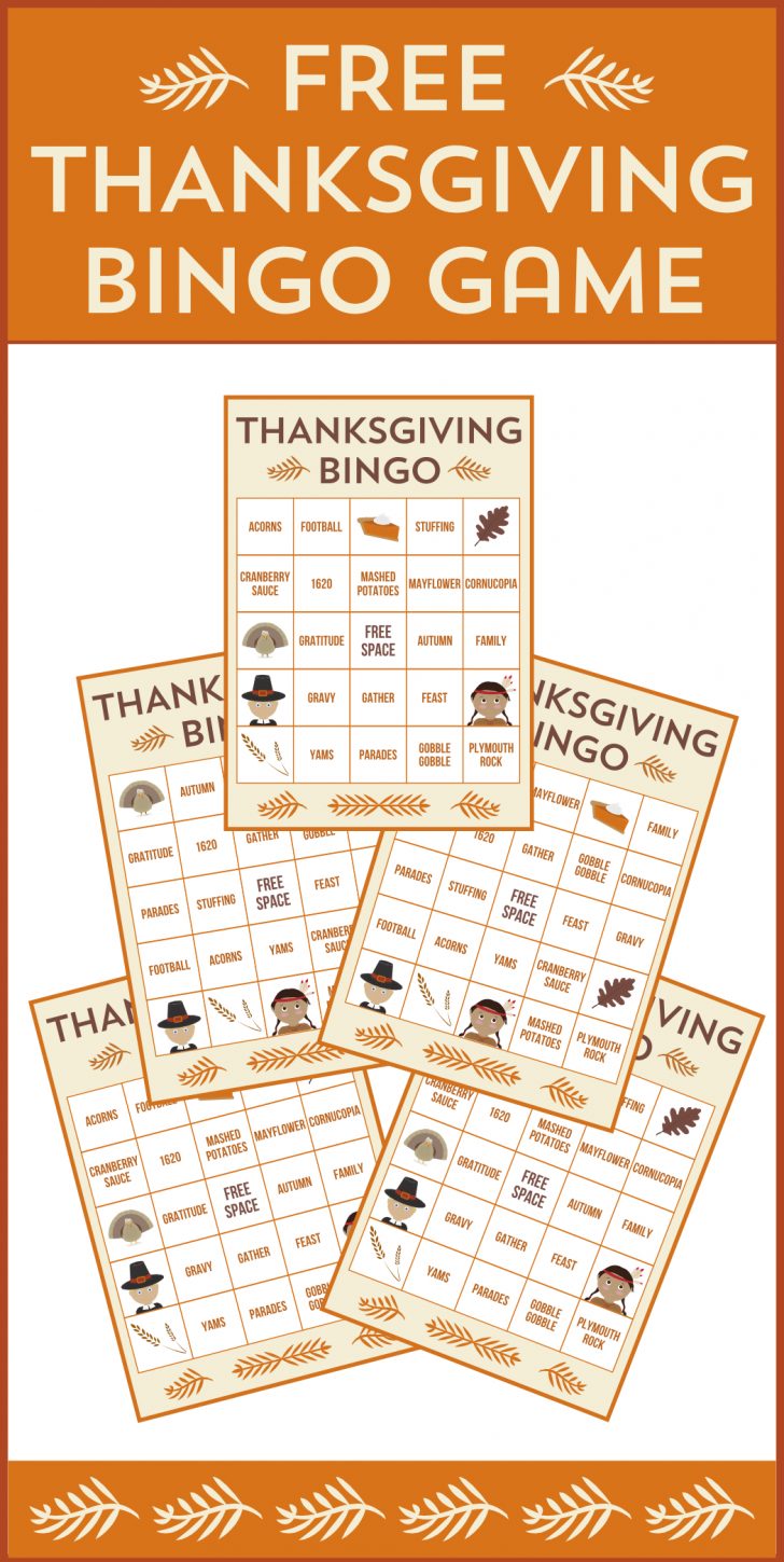Printable Thanksgiving Bingo Cards Printable Bingo Cards