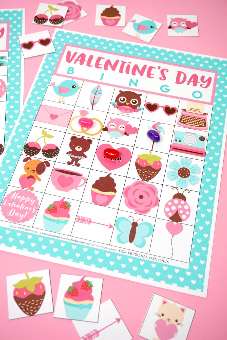 Free Printable Valentine Bingo Cards For Kids