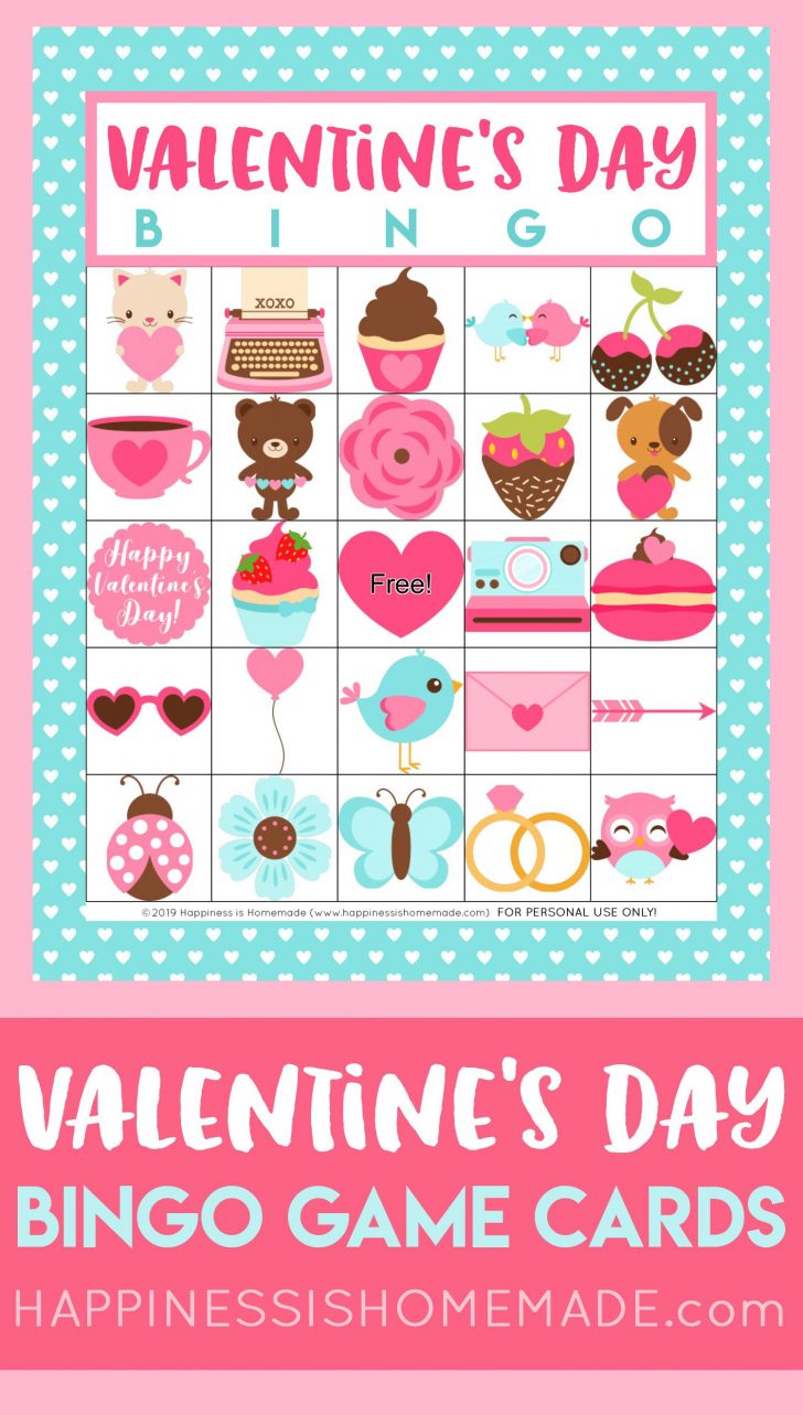 Valentine's Day Printable Bingo Cards