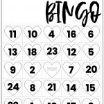 Free Valentine Bingo Printable Cards   Paper Trail Design