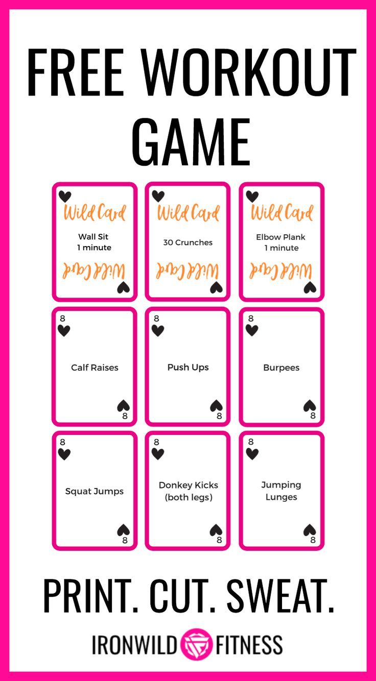 Free Workout Game - Wildcard Workout Card Deck