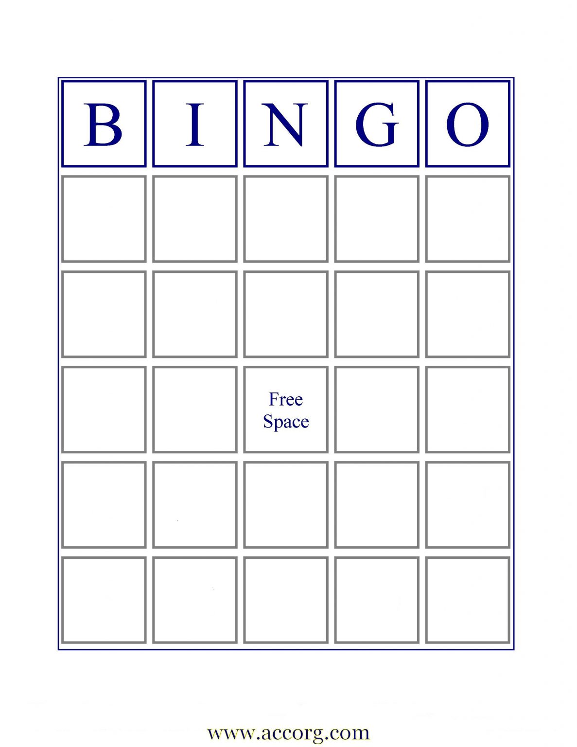 Free Blank Bingo Cards Printable Bingo Cards