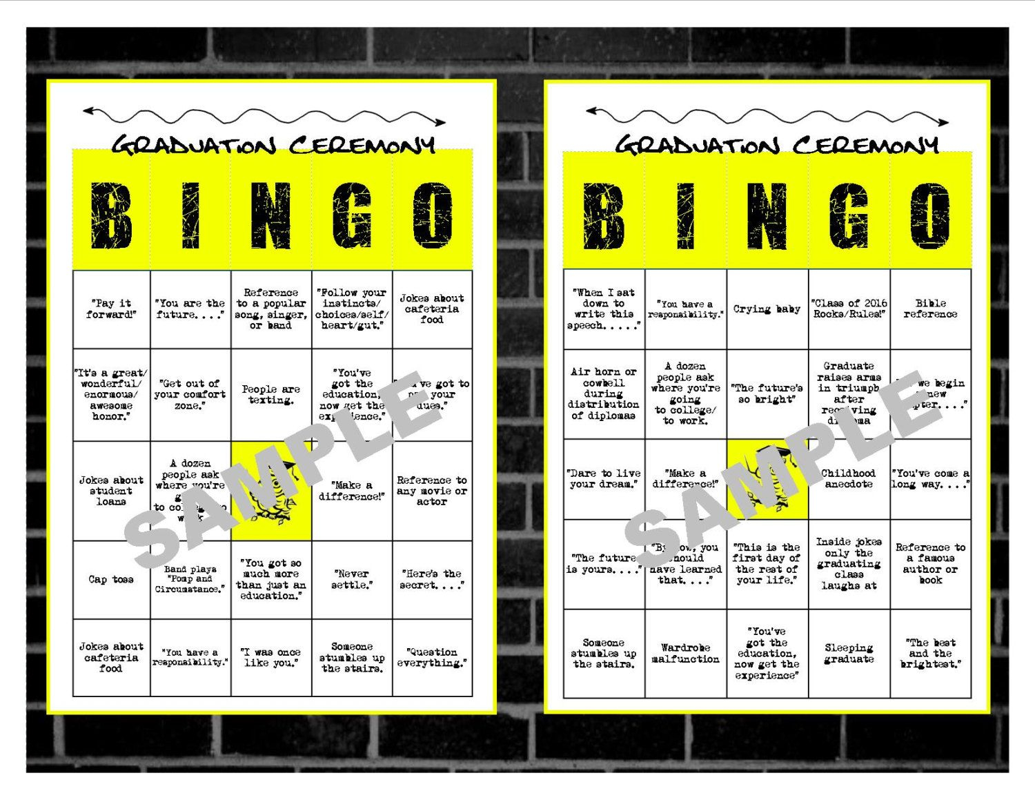 printable graduation bingo cards printable bingo cards