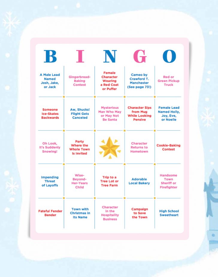 Printable Hallmark Christmas Movie Bingo Cards