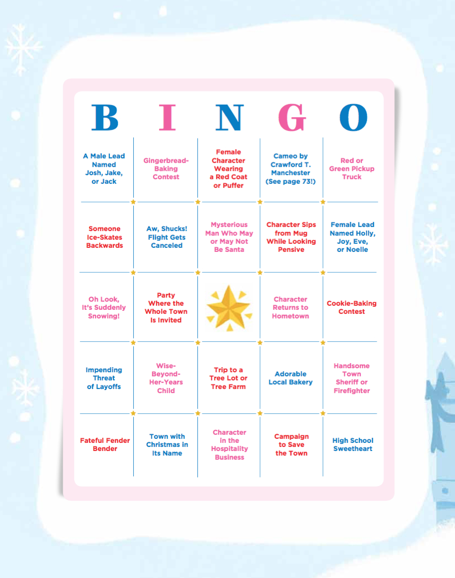 Hallmark Christmas Movie Bingo - Free Holiday Bingo Game