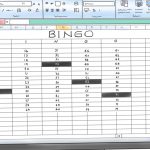 How To Make A Bingo Game In Microsoft Office Excel 2007: 9 Steps