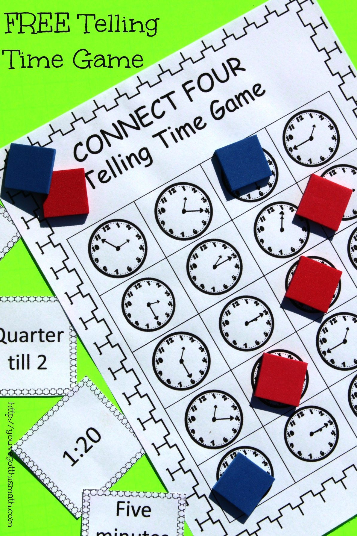How To Practice Telling Time With A Fun, Easy Game | Telling