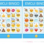 Http://catchmyparty/blog/free Printable Emoji Bingo Game