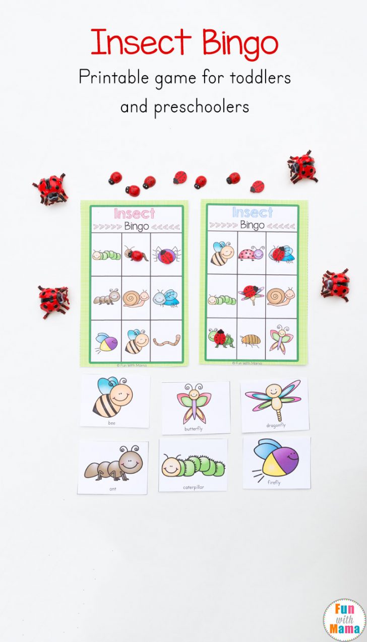 Printable Ladybug Bingo Cards