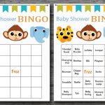 Jungle Baby Shower Bingo, 60 Jungle Baby Shower Bingo Cards Zoo Baby Shower  Bingo Card ,printable Blank Bingo Cards& Prefilled Cards, Bg 180