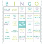 Make Chores More Fun With This Free Printable Chore Bingo
