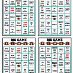 Monster Free Printable Football Bingo Cards | Felix Blog