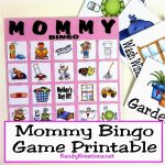 Mothers Day Mommy Bingo Game Printable | Mother's Day Games