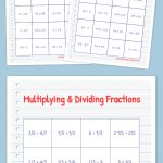 Multiplying & Dividing Fractions Bingo | Free Printable
