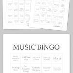 Music Bingo | Bingo Printable, Free Printable Bingo Cards