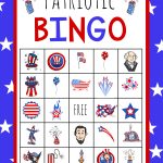 Patriotic 4Th Of July Bingo Game To Print | 4Th Of July