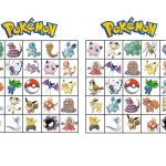 Pokemon Bingo | Pokemon, Synttärit, Tulostettava