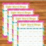 Print These Free Sight Words Bingo Printables For Your
