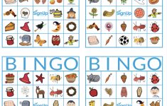 Printable Bingo Cards: Fun Fall Classroom Party Activity