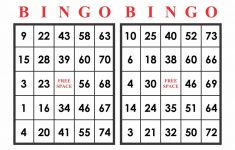 Printable Bingo Numbers 1-75 – Printabler