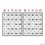 Printable Bingo Numbers 1 75   Printabler