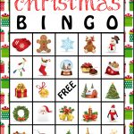 Printable Christmas Bingo Clipart