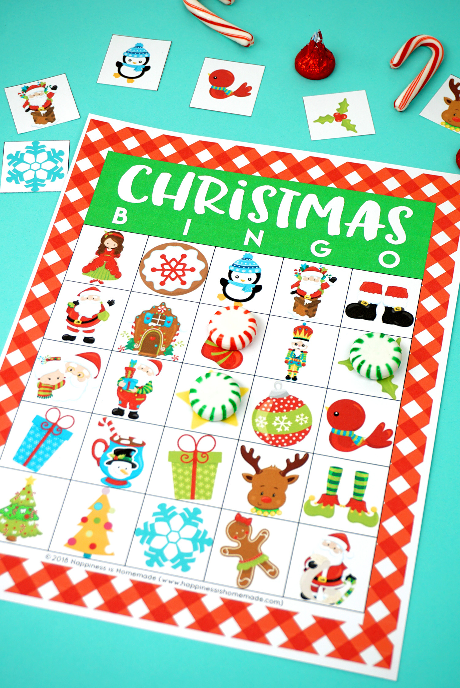 Printable Christmas Bingo Game - Happiness Is Homemade