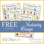 Printable Nativity Bingo | Christmas Games | Nativity Bingo
