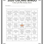 Printable Oscars Bingo