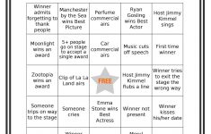 Printable Oscars Bingo In 2020 | Party Planning