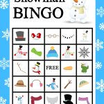 Printable Snowman Bingo Game | School Holiday Party, Snowman