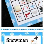 Printable Snowman Bingo Game | Snowman Party, Christmas