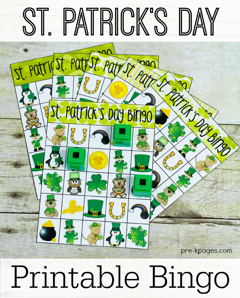 Printable St. Patrick&amp;#039;s Day Bingo