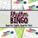 Rhythm Bingo Freebie: Quarter, Eighth, Quarter Rest