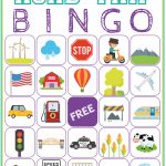 Road Trip Bingo Printable Game   Free Download Of 6 Travel