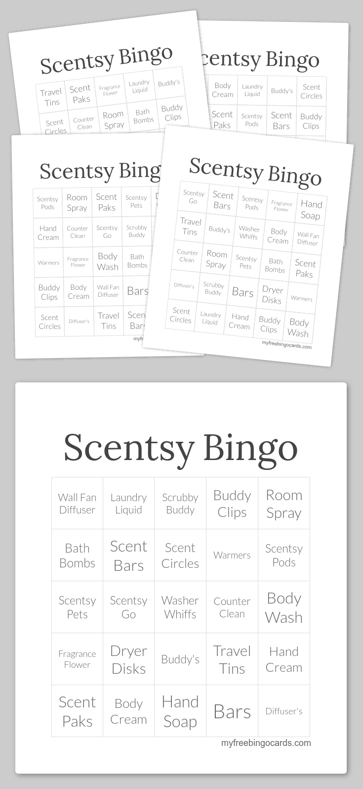 Scentsy Bingo In 2020 | Free Printable Bingo Cards, Bingo