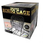 Set Cage Game Balls Mixing Kit Deluxe Wire Metal Bingo Cards