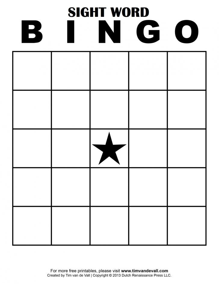 Printable Bingo Card Sets