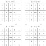 Spanish Alphabet Bingo Cards   Wordmint