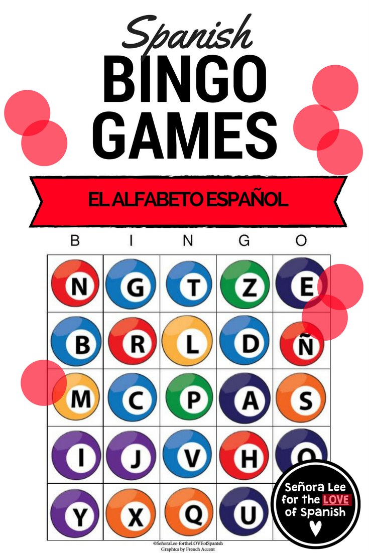 Spanish Alphabet - Bingo | Spanish Alphabet, Learning
