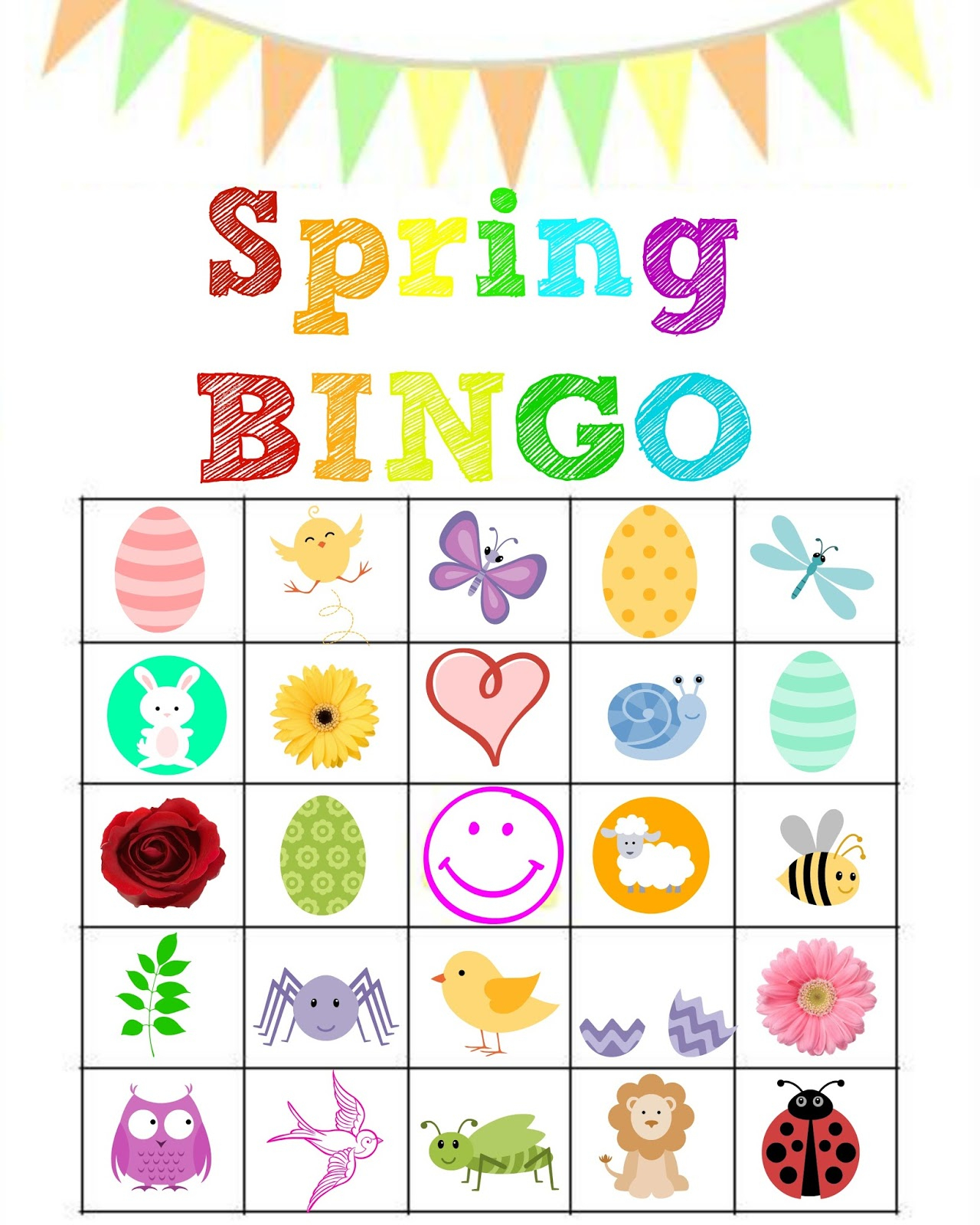 Stronger Than The Average Mom: Spring Bingo Printables