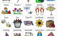 Summer Bingo | Bingo Card Template, Bingo, Bingo For Kids