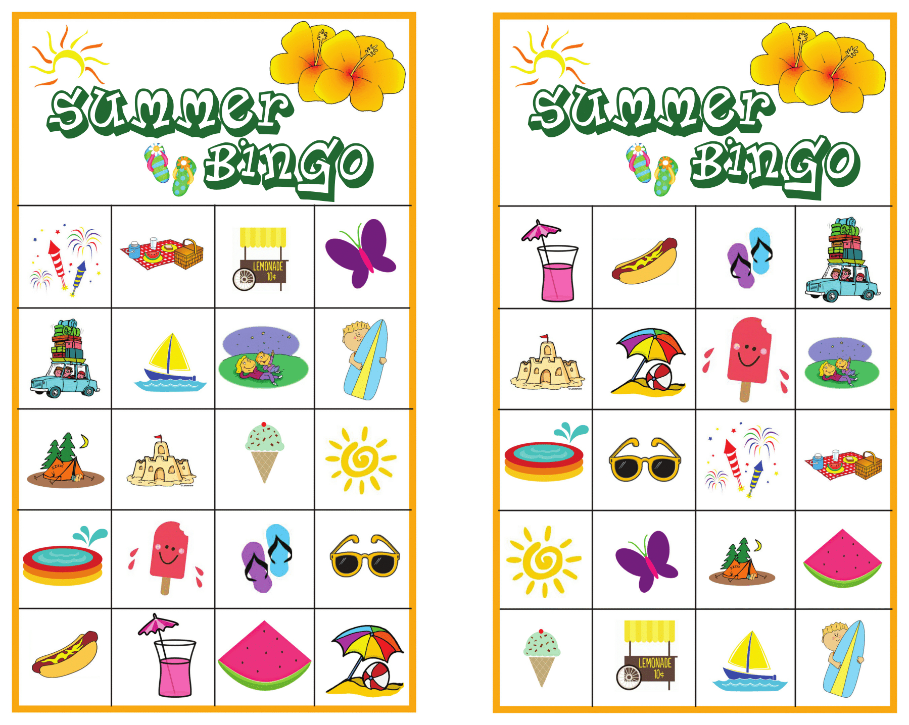 Printable Picture Bingo Cards For Kids | Printable Bingo Cards