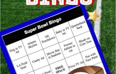 Super Bowl Bingo 2019 | Super Bowl, Healthy Superbowl Snacks