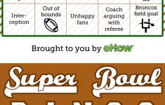 Super Bowl Bingo!! Perfect For Anyone Who Wants To Have Fun